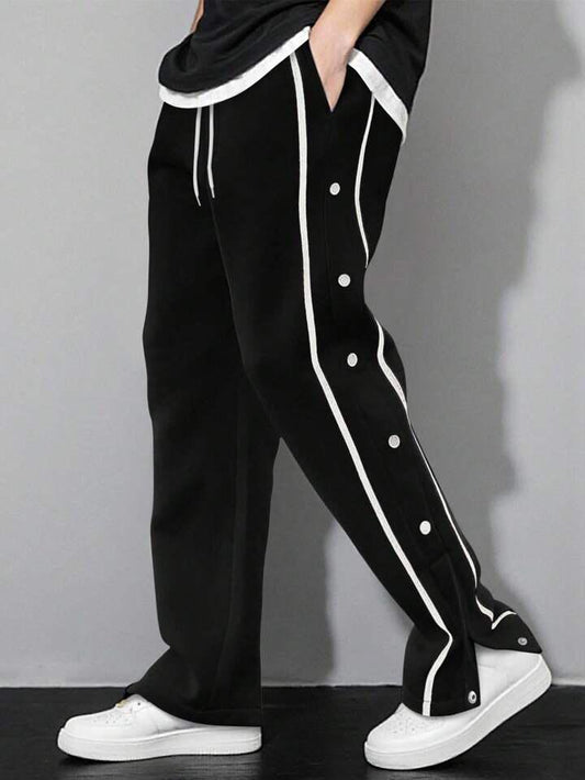 Button Strips Cargo Trouser
