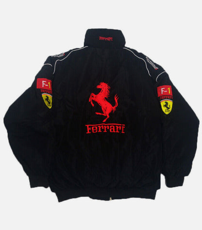 Ferrari Embroidered F1 Racing Jacket