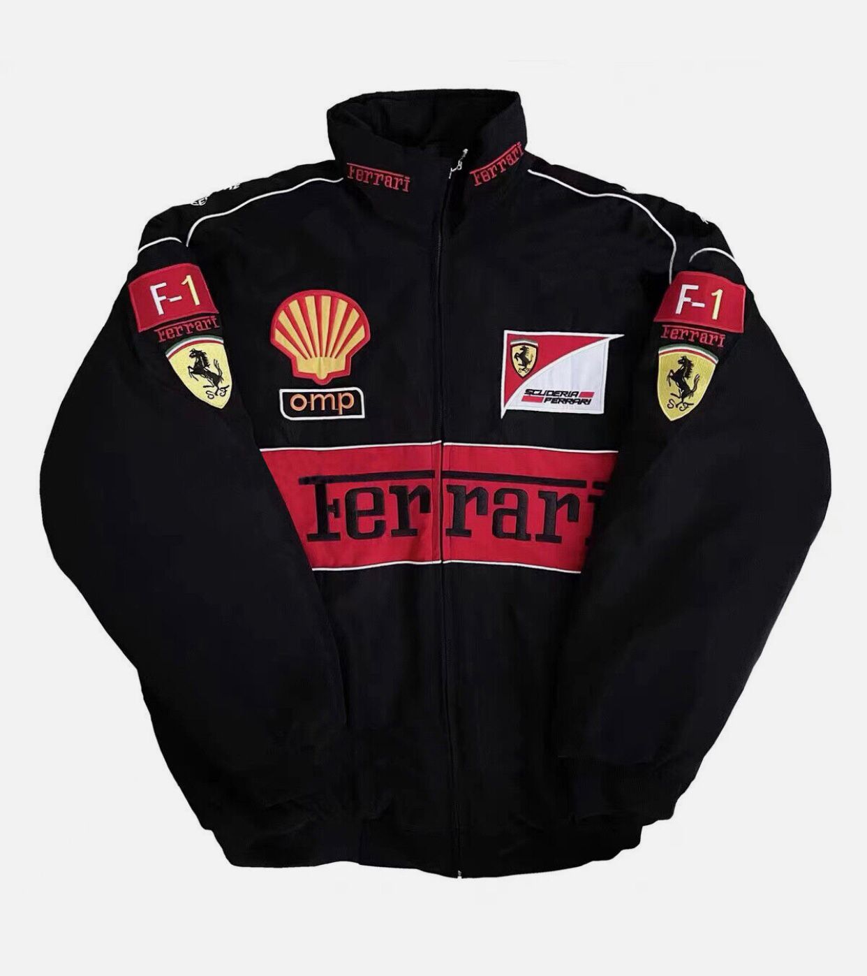 Ferrari Embroidered F1 Racing Jacket