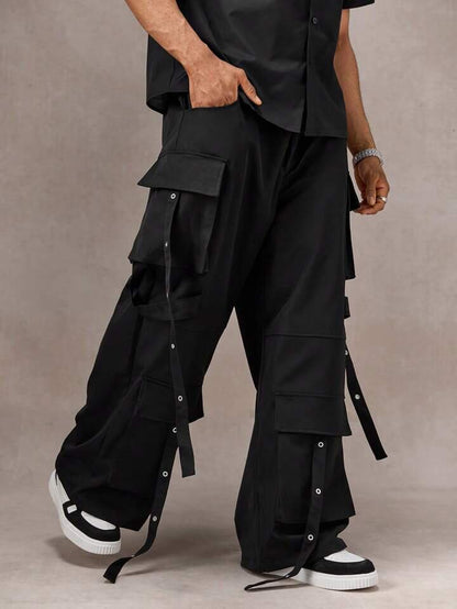 Black Men Cargo Pant