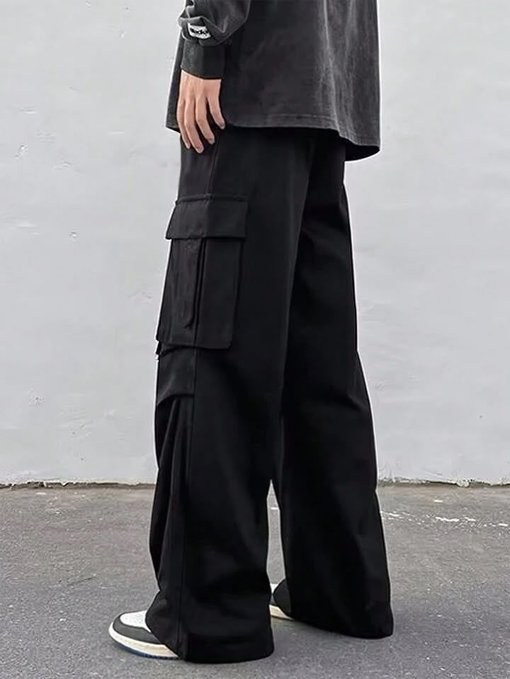 Black Pockets Cargo