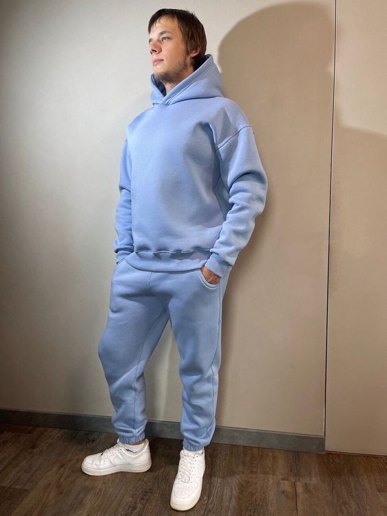 SKY BLUE MEN TRACKSUIT