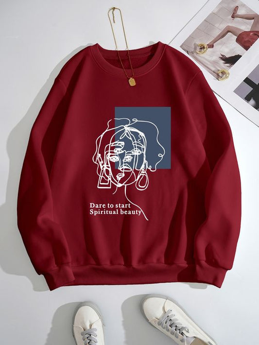 GRAPHIC PRINT SWEATSHIRT