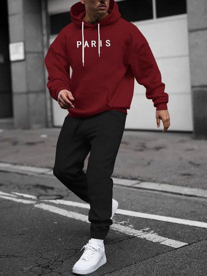 MEN LETTER GRAPHIC TRACKSUIT