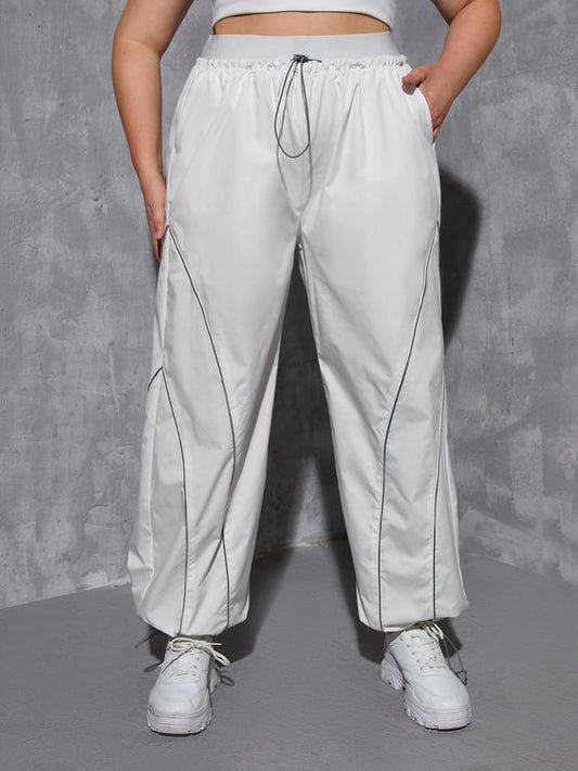 Panel Elastic Cargo Trouser